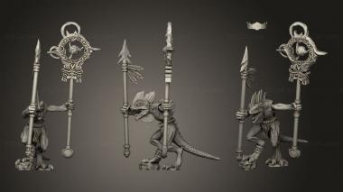 Military figurines Cuetzpalin Empire Arrow 3d model
