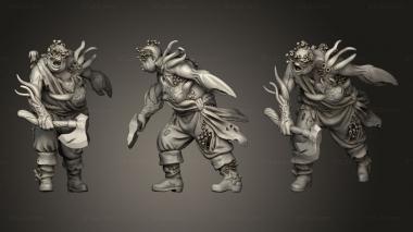 Military figurines Cult Elder Gods Sailor 3d model