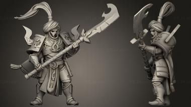 Military figurines Cult Flame Barak Um 3d model