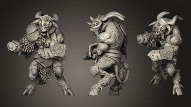 Military figurines Cult Minotaurs Minotaur 3d model