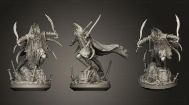 Military figurines Cursed Blade 3d model