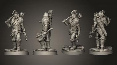 Military figurines goliath warrior male 3d model