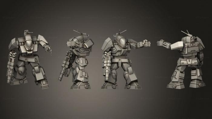 Military figurines (Assault Mechs Battlemaster 2 01 1 D K, STKW_2915) 3D models for cnc