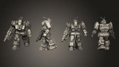 Military figurines Assault Mechs Battlemaster 2 1 D B 3d model