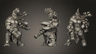 Military figurines CYBER Myths ENTREGA MARZO TUNDRAN DWARF 3d model