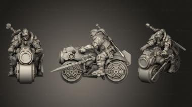 Military figurines Cyber Roach Geralt 3d model