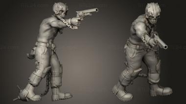 Military figurines Cyberforce character braker 3d model