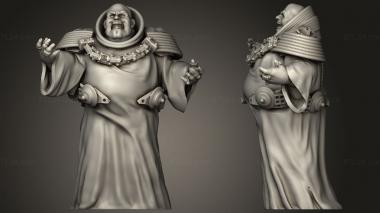 Military figurines Cyberforce Tsar Jarema 3d model