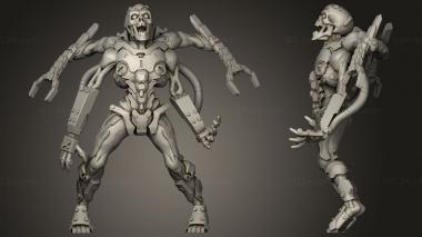 Military figurines Cybermorph 3d model