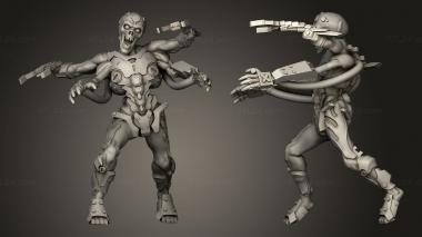 Military figurines Cybermorph 3d model