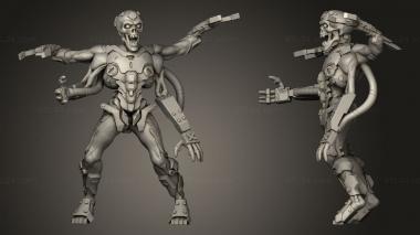 Military figurines Cybermorph 3d model