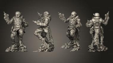 Military figurines Cyberpunk Advanced Trooper FX 3d model
