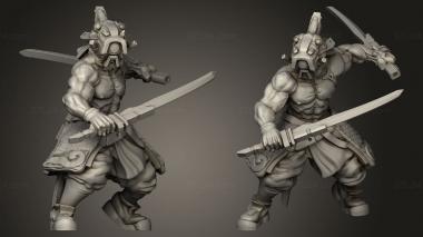 Military figurines Cyberpunk BUSHIDO SOUL REAPER JINN XY STANCE 3d model