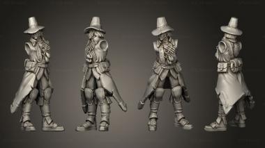 Military figurines Cyberpunk Hammer and legs 3d model