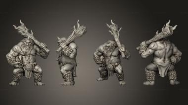 Military figurines Cyclops and Harpies 3d model