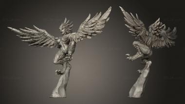 Military figurines Cyclops and Harpies Harpy 3d model