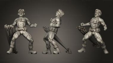 Military figurines CYCLOPS Optic Man 3d model