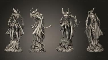 Military figurines Cyptids Mothman 3d model