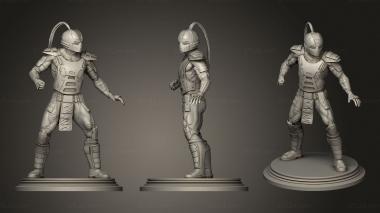 Military figurines Cyrax Sektor Smoke 3d model