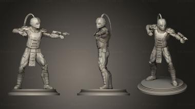 Military figurines Cyrax Sektor Smoke 3d model