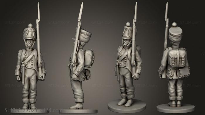 Military figurines (STKW_29321) 3D models for cnc