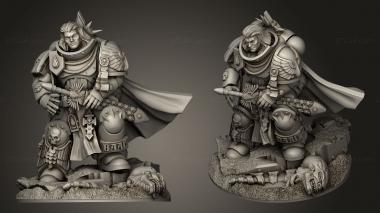 Military figurines d2 3d model