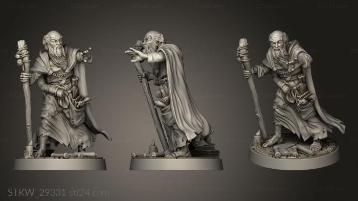 Military figurines (Daedalus, STKW_29331) 3D models for cnc