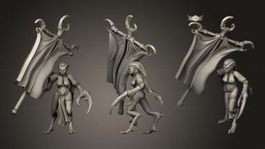 Military figurines Daemonettes 3d model