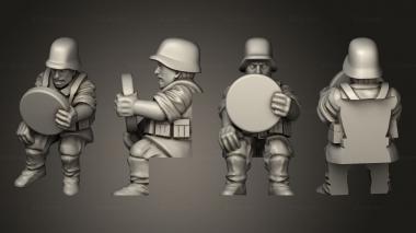 Military figurines Assault Rifle 03 3d model