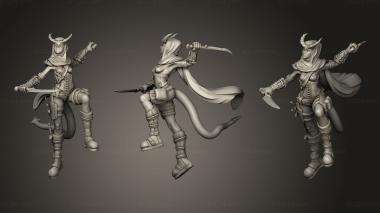 Military figurines Dalia Nude 3d model