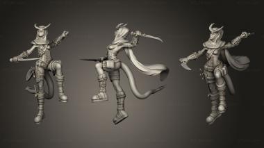 Military figurines Dalia Nude 3d model