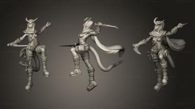 Military figurines Dalia Nude 3d model