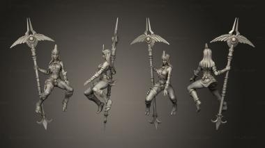 Military figurines Dalia Pose 3d model