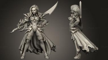 Military figurines Dalila 3d model
