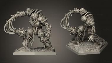 Military figurines Damnation Hell Plasma Golem 3d model