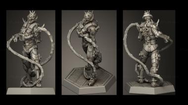 Military figurines Damn Nation Mecha Lasher 3d model