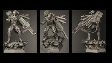 Military figurines Damn Nation Rafi 3d model