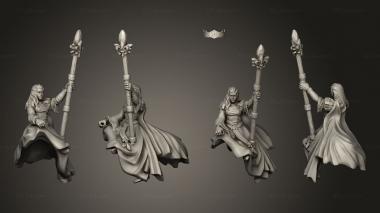 Military figurines DAMSEL the Lady HORSE 3d model