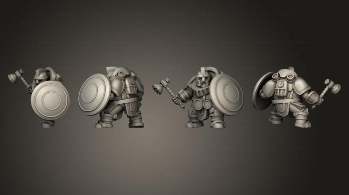 Military figurines (Assault Suit 2, STKW_2937) 3D models for cnc
