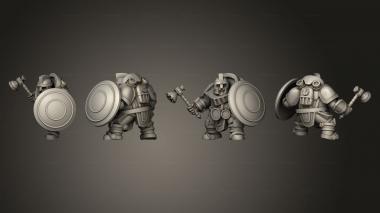 Military figurines Assault Suit 2 3d model