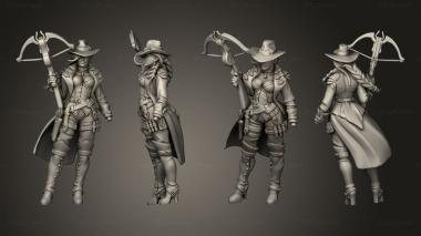Military figurines Dana with dog 3d model