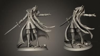 Military figurines Tristanius Dusk Prince Base 3d model