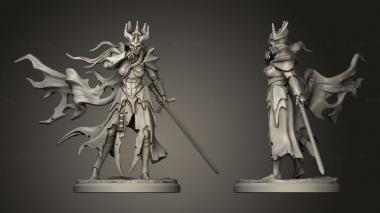 Military figurines Vampire Knight on Foot 3d model