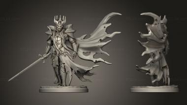 Military figurines Vampire Knight on Foot 3d model