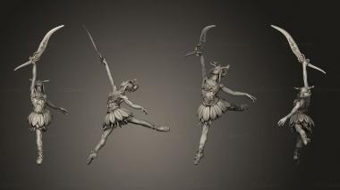 Military figurines Dancer 3d model