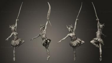 Military figurines Dancer 3d model
