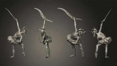Military figurines Dancer 3d model
