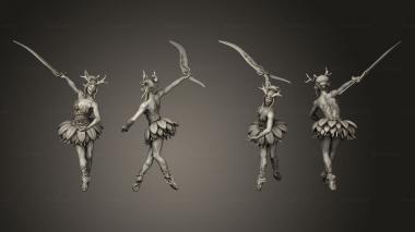 Military figurines Dancer 3d model