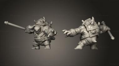 Military figurines Danny Fellow TMNT 3d model