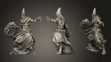 Military figurines Dark Acolytes Occult assistant 3d model